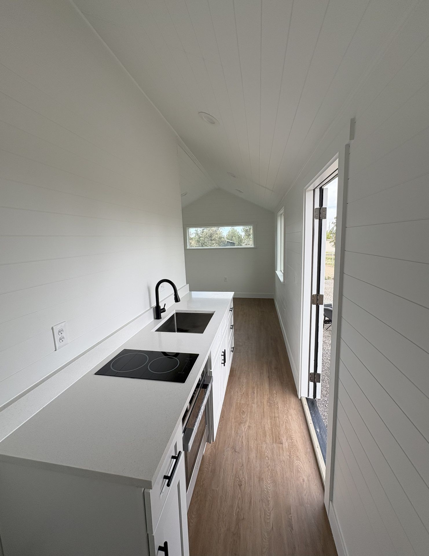Hallway Kitchen + Laundry Combo