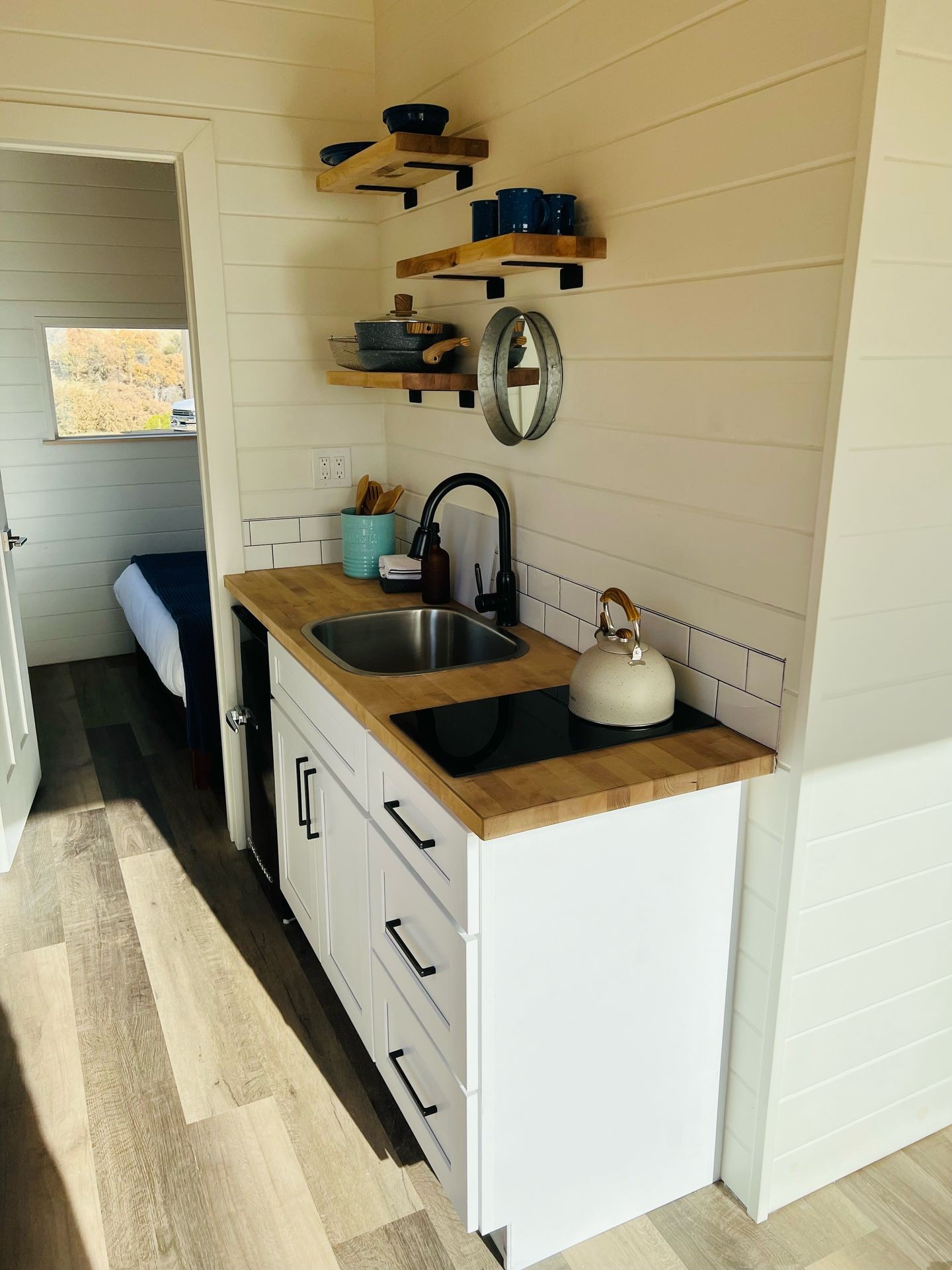 Modern Kitchenette in Tiny Home