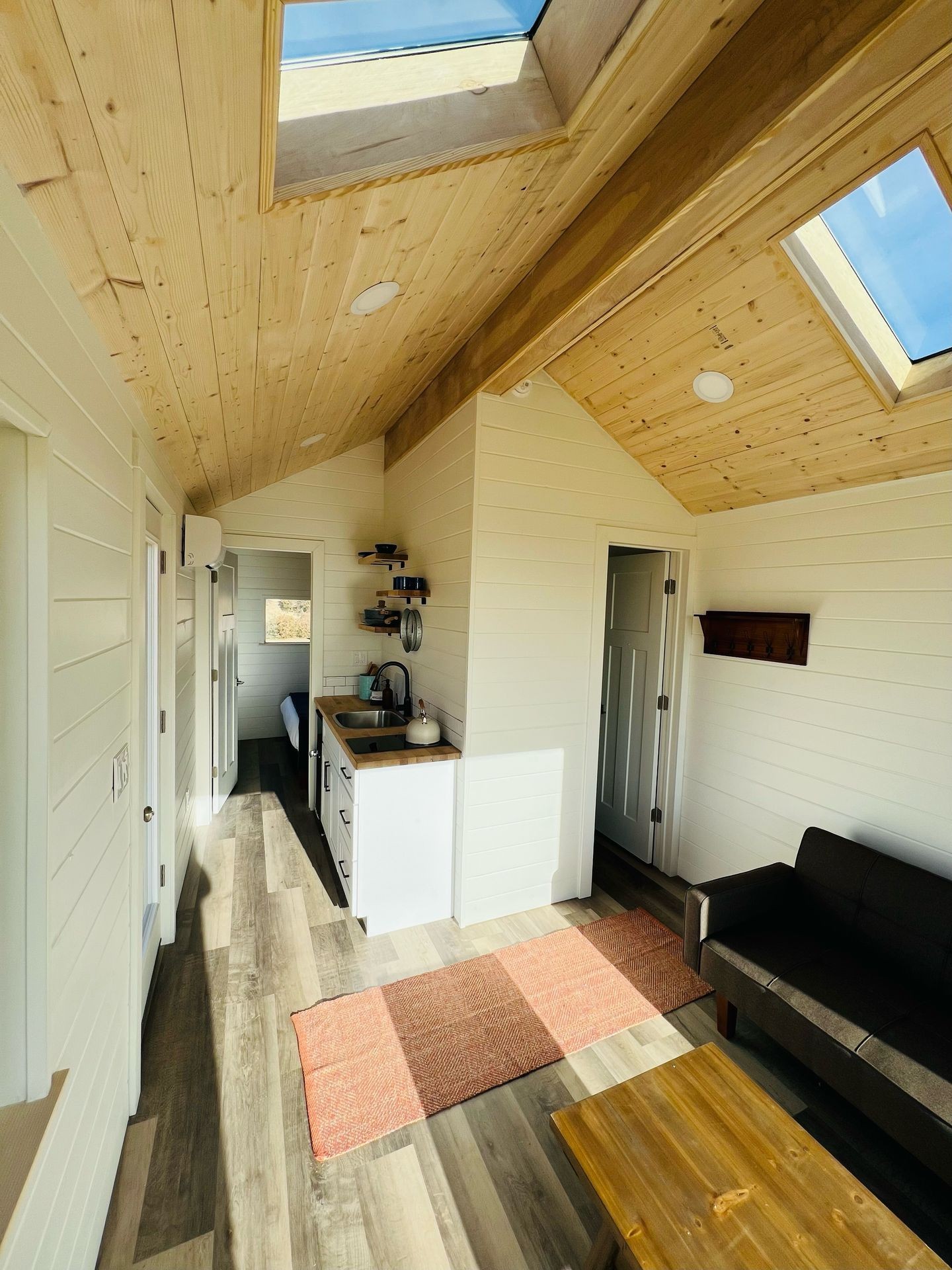 Stunning Bathroom and Kitchen Tiny Home Layout